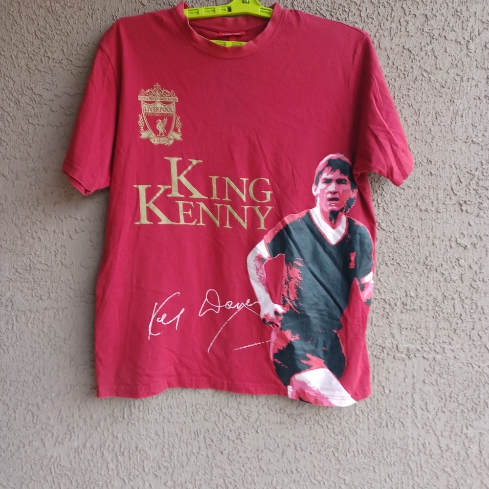 Liverpool FC Kenny Dalglish Vintage Shirt Men's Size XL Red